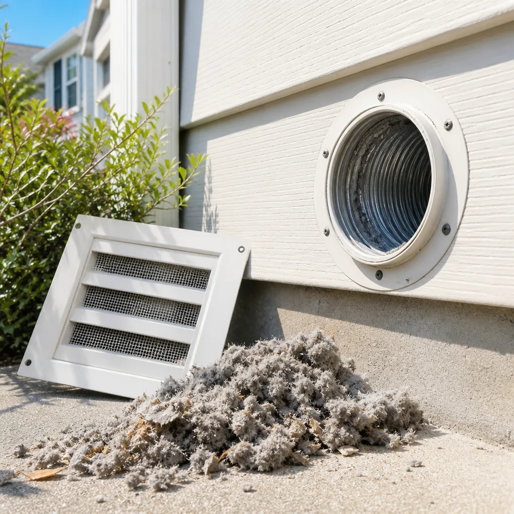 Dryer vent cleaning