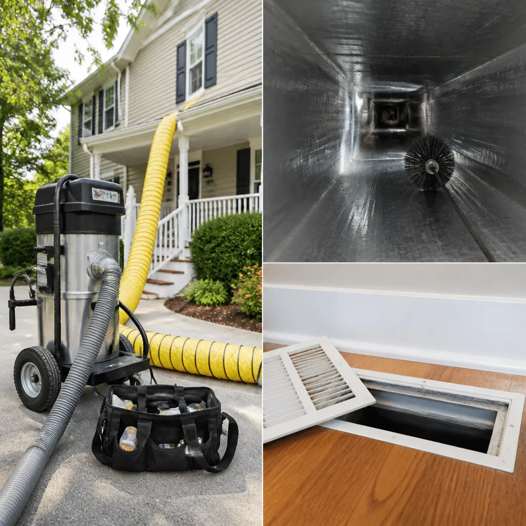 Whole-home duct cleaning